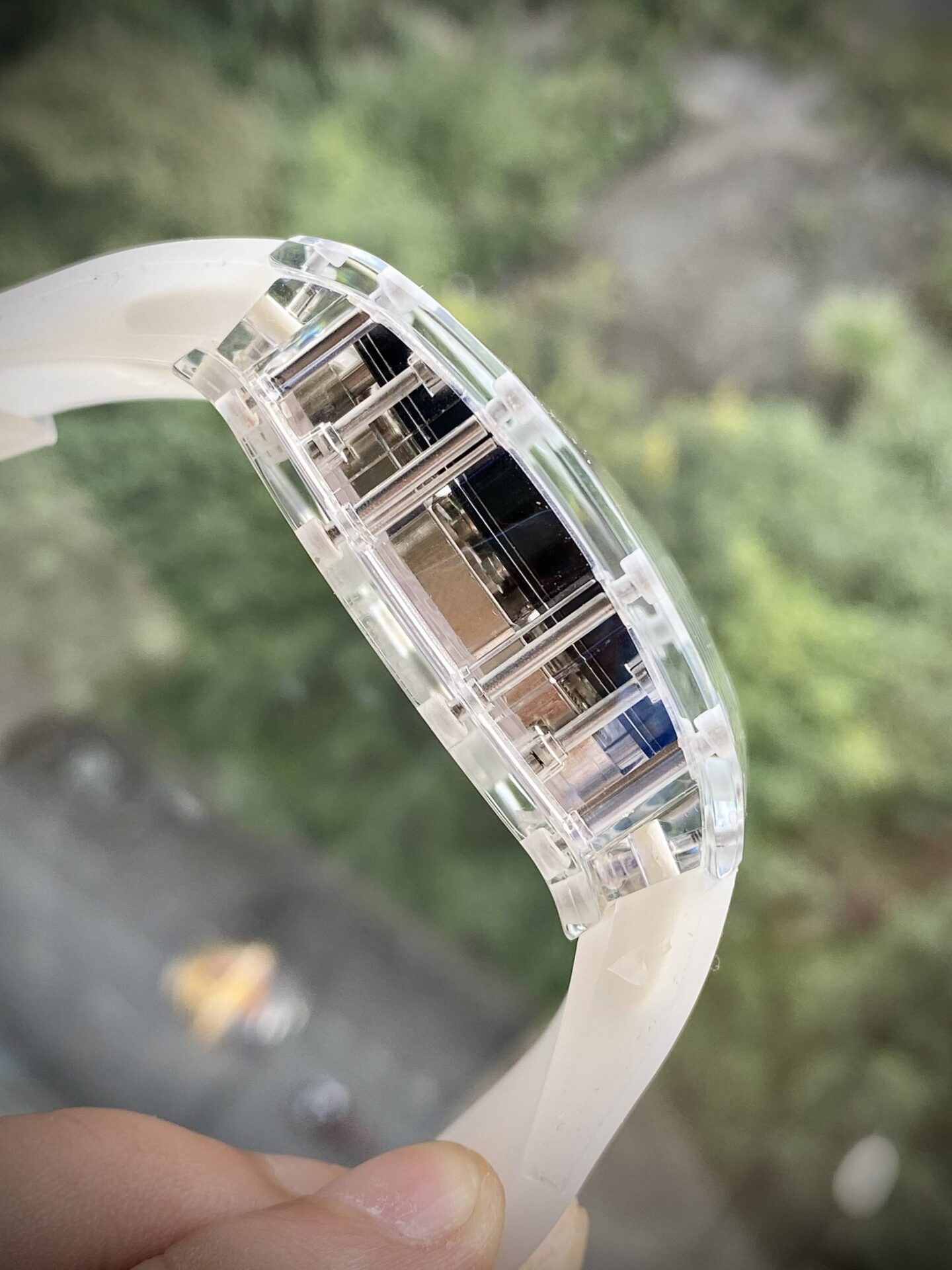 Richard Mille Replica Watch RM12-01 Tourbillon Sapphire Rubber Strap 44mm - Soul Replicas