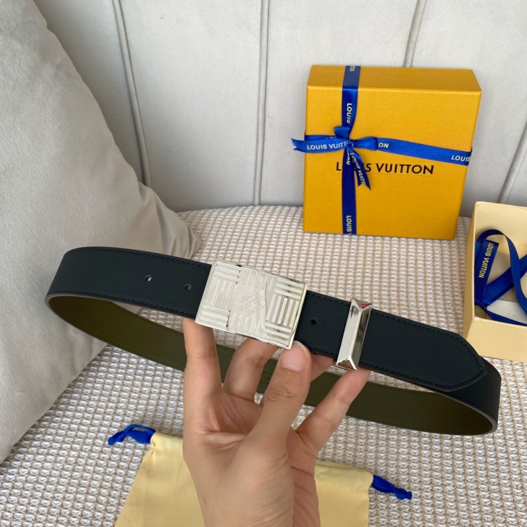Louis Vuitton Metropole LV Belt Black LV Women Belt - Soul Replicas