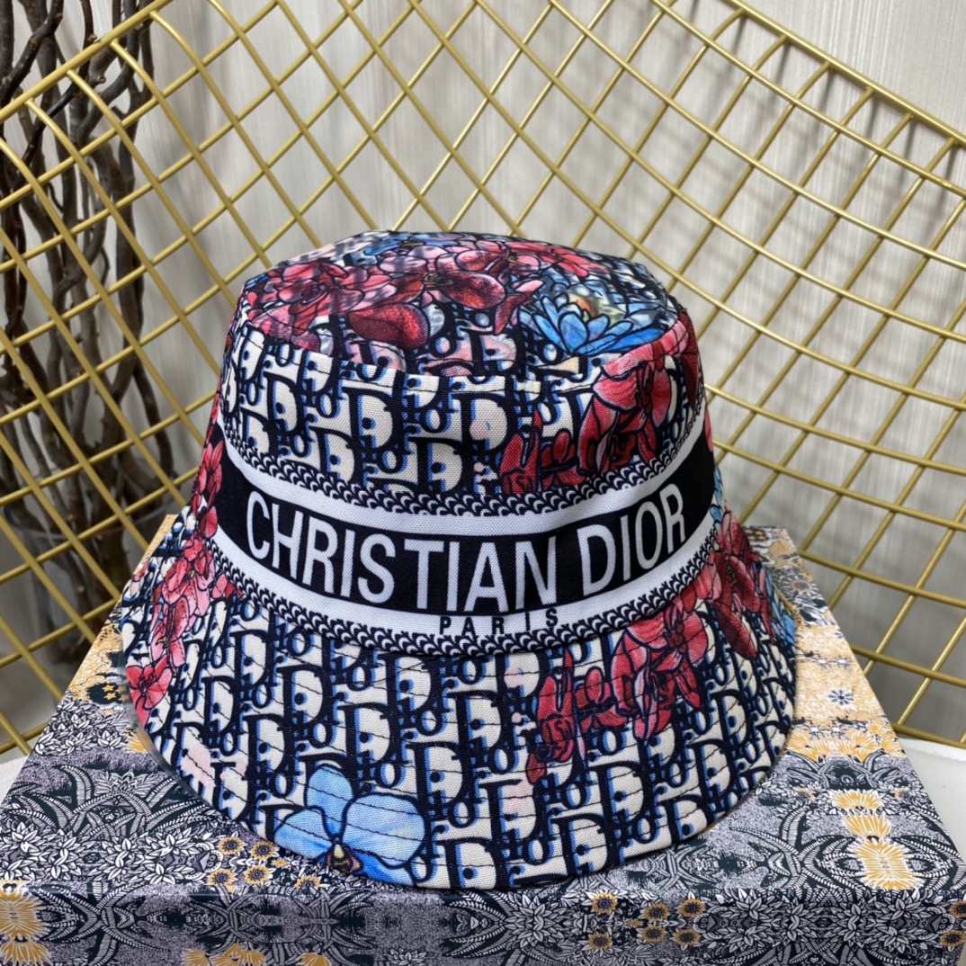 Christian Dior Jack Dior Bucket Hat With Multiple Color - Soul Replicas
