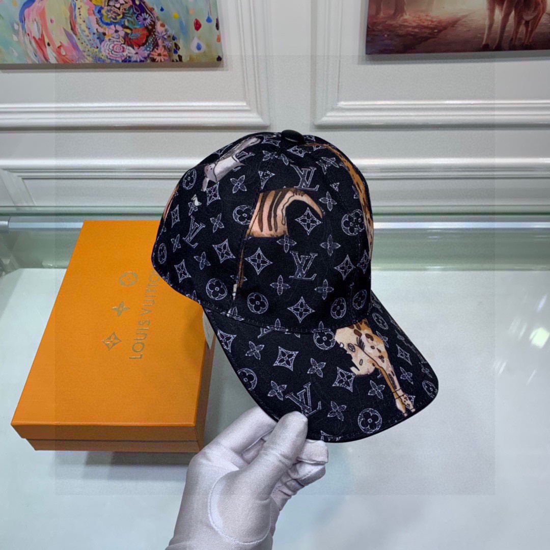 Louis Vuitton Be My Cap Black LV Cap - Soul Replicas