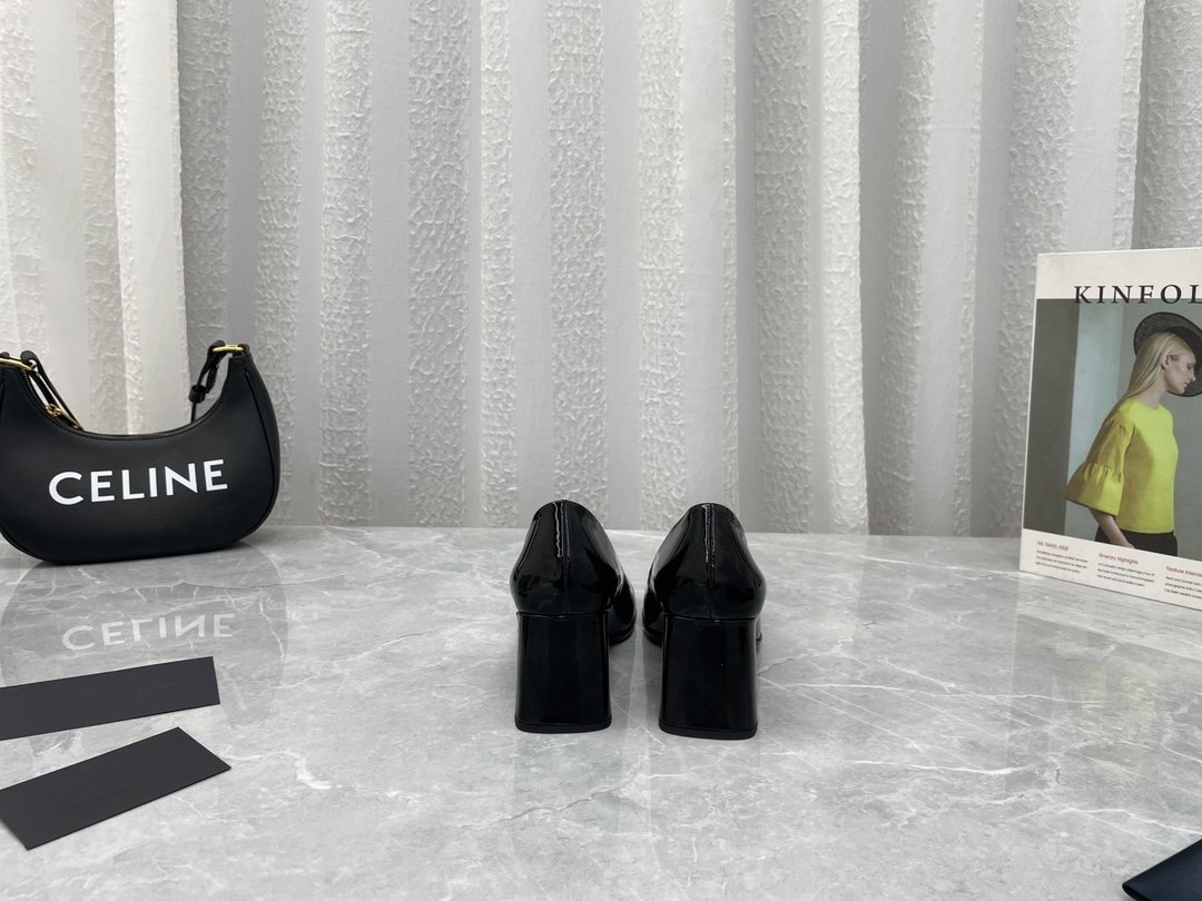 Prada Brushed Pumps Black For Women 2.5in/65mm Prada - Soul Replicas