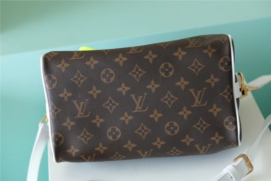 Louis Vuitton Speedy Bandoulière Bag 25 Classic Monogram Canvas For Women Brown 9.8in/25cm LV M20754 - Soul Replicas