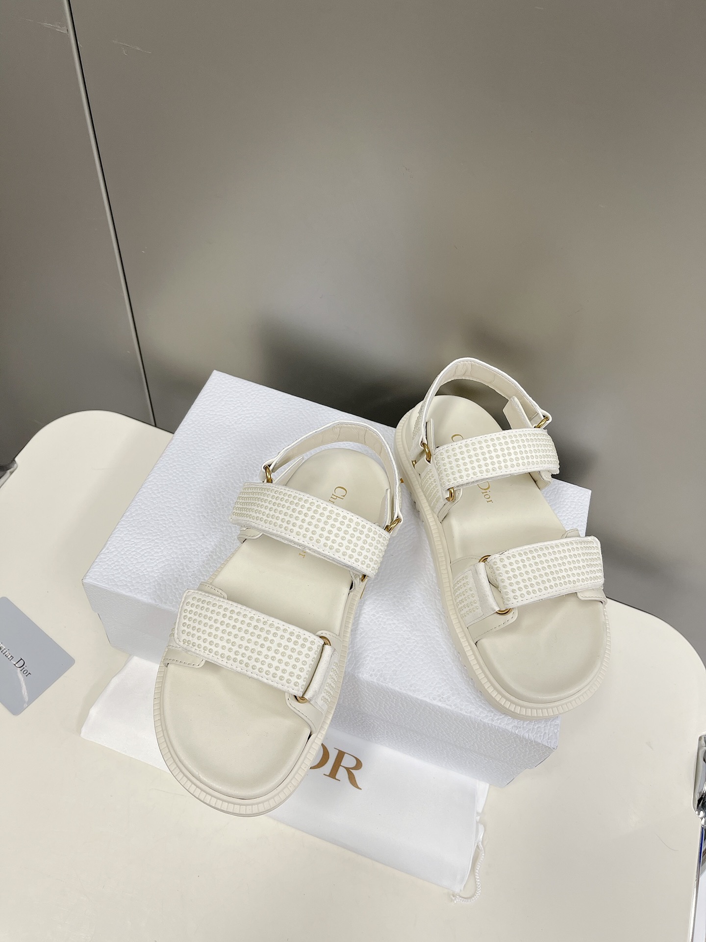 Christian Dior Women's DYORAct Sandal White For Women CD - Soul Replicas