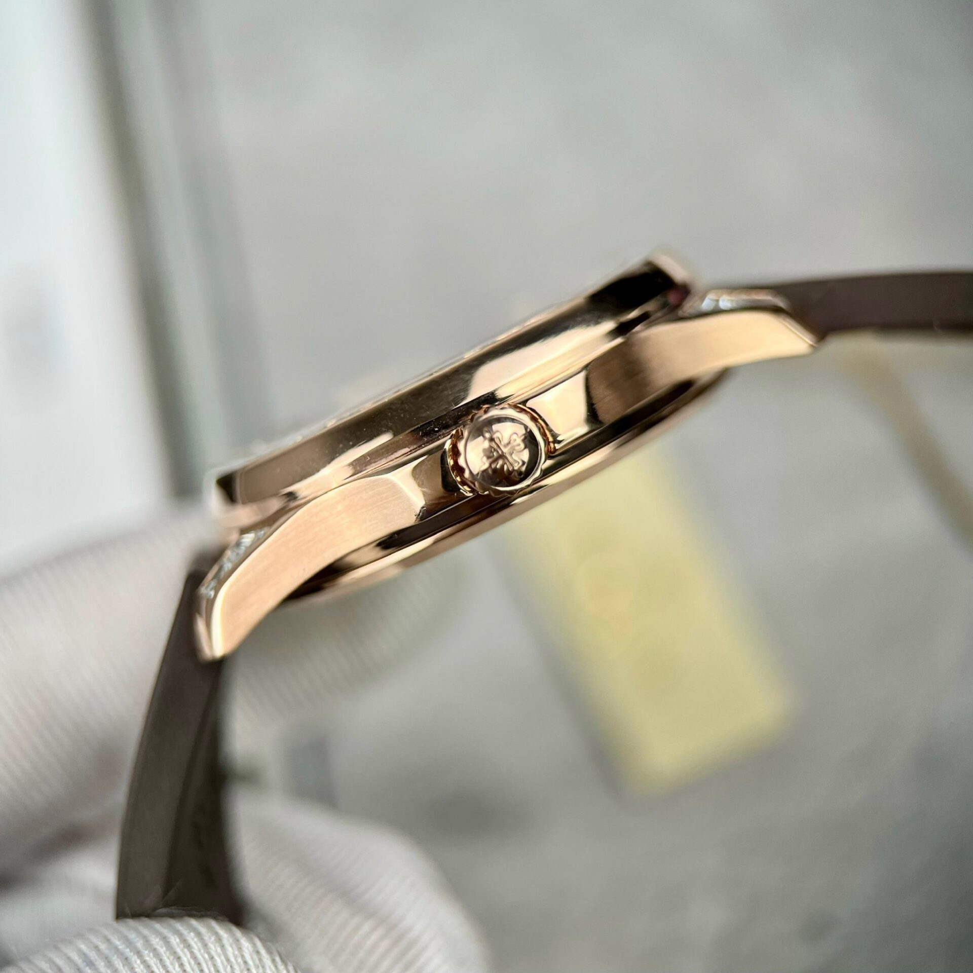 Patek Philippe Aquanaut 5062 Replica Watch Gold Wrapped Moissanite 35.6mm - Soul Replicas