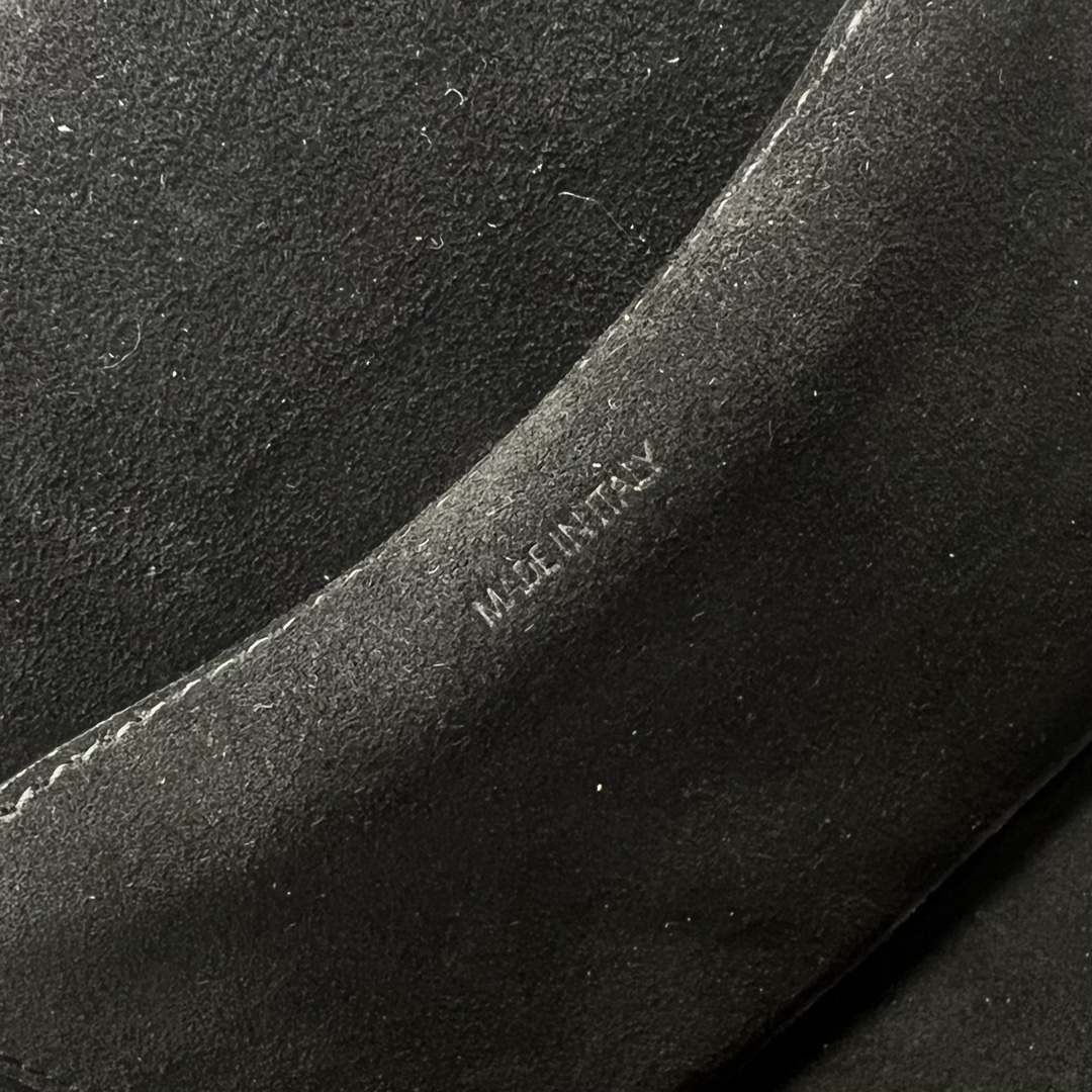 Celine Folco Cuir Triomphe With Studs Black For Women 7in/19cm - Soul Replicas