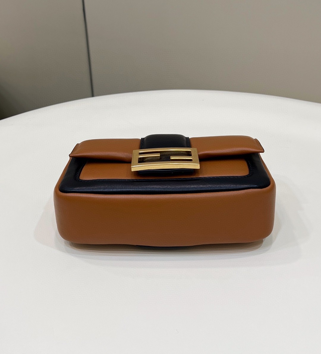 Fendi Baguette Chain Brown and Black Bag For Woman 19cm/7.5in - Soul Replicas