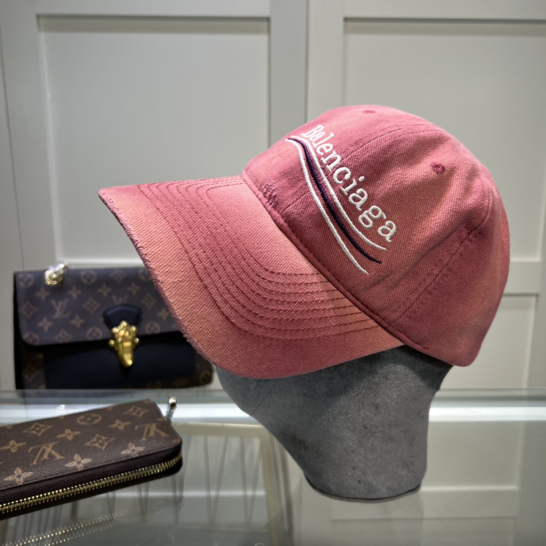 Balenciaga Political Campaign Cancelled Light Red Cap - Soul Replicas