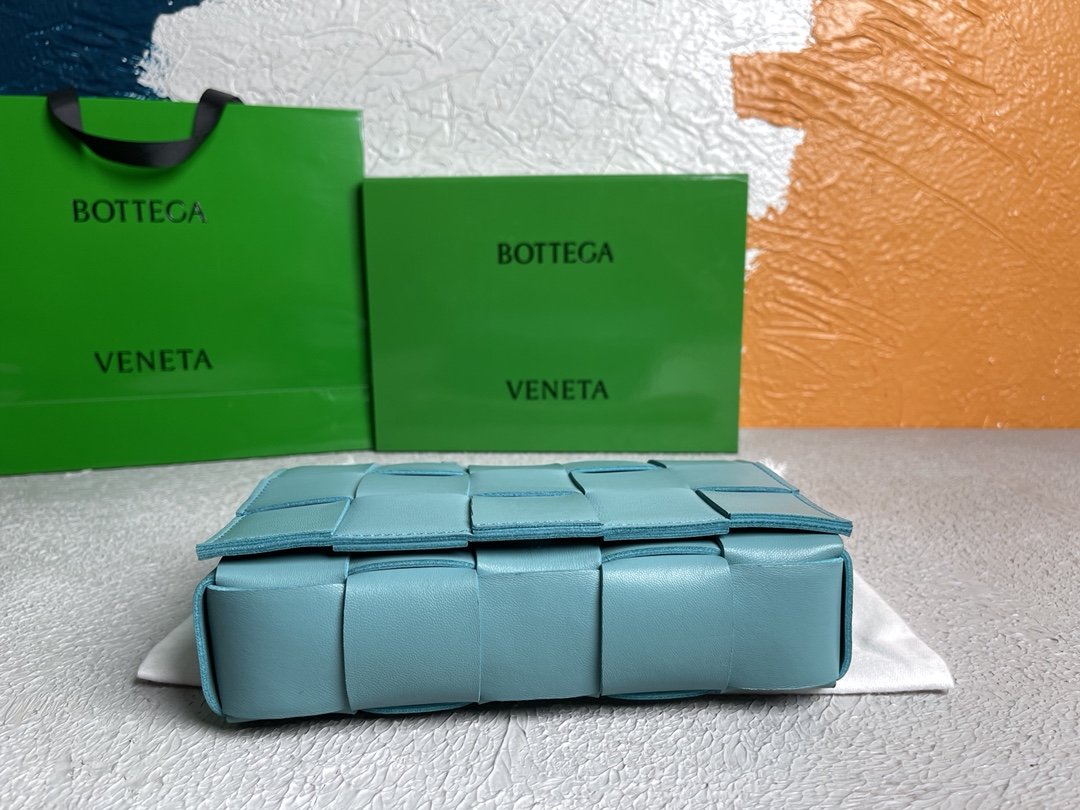 Bottega Veneta Cassette Light Blue. For Women. Women's Bags 9.1in/23cm - Soul Replicas