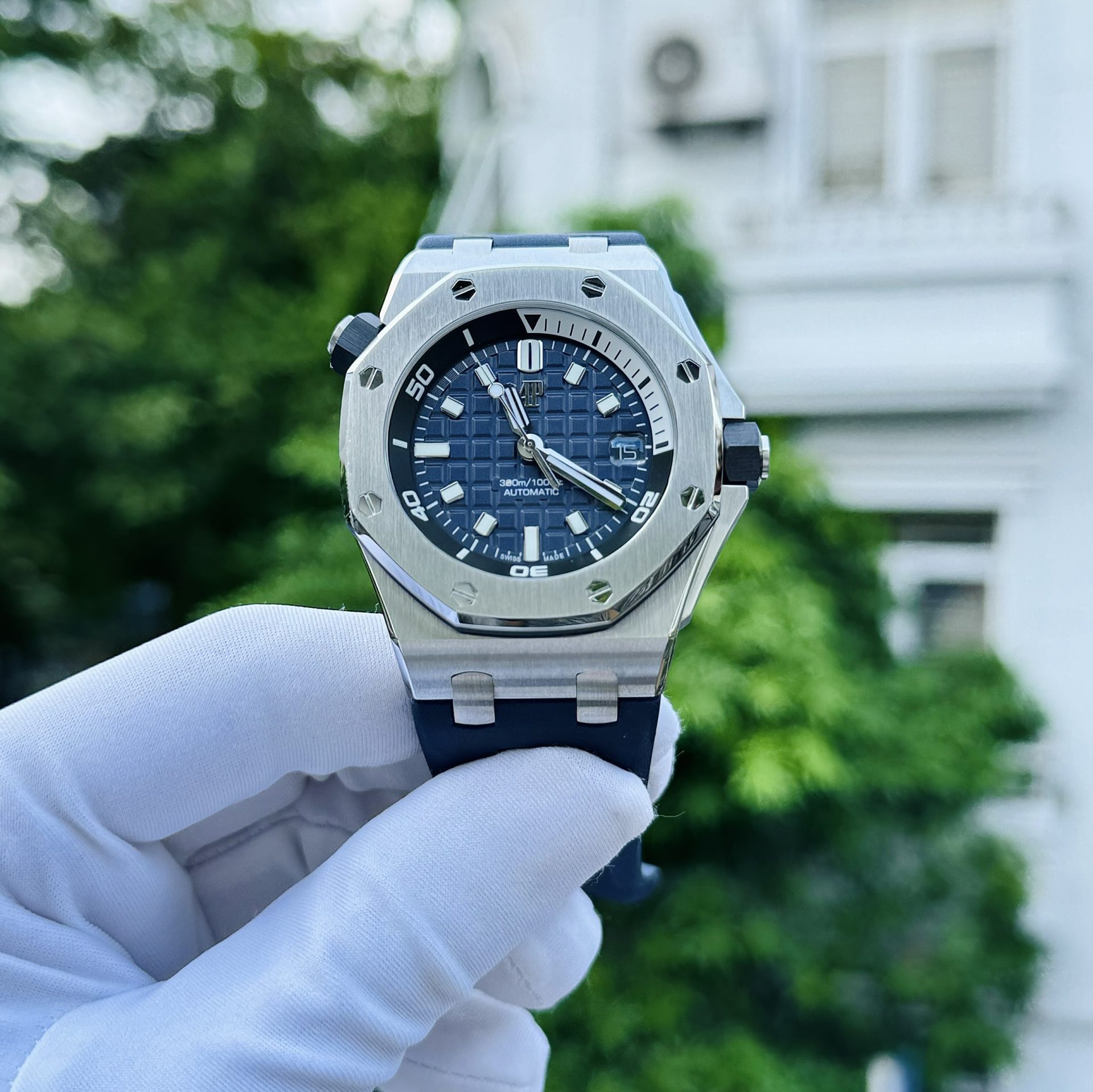 Audemars Piguet Replica Watch Royal Oak 15720ST Blue Dial IP Factory 41mm - Soul Replicas