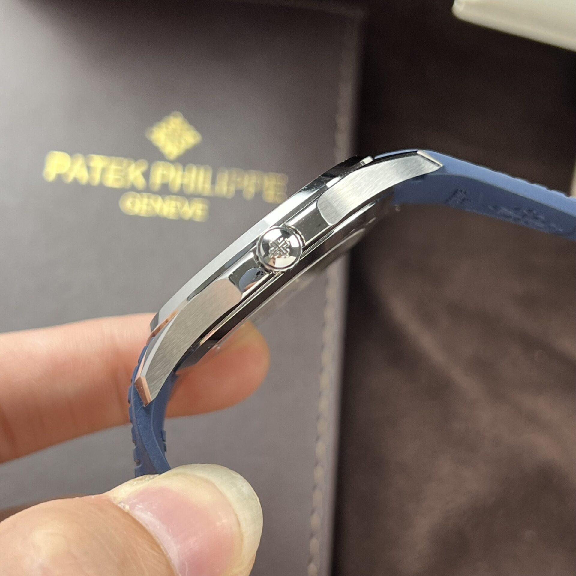 Patek Philippe Replica Watch Aquanaut 5168G Blue Dial 3K Factory 42mm - Soul Replicas