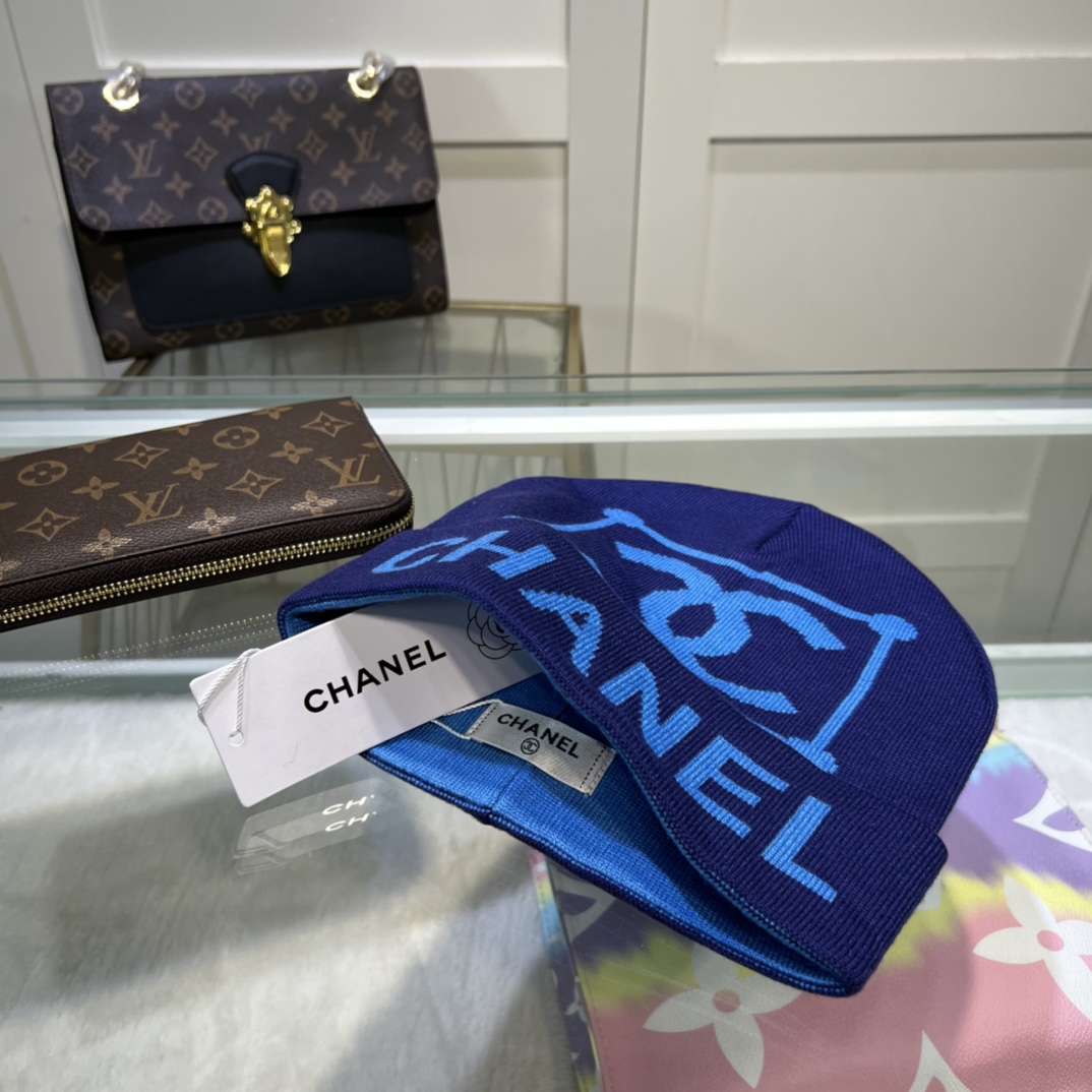 Chanel Beanie In Blue - Soul Replicas
