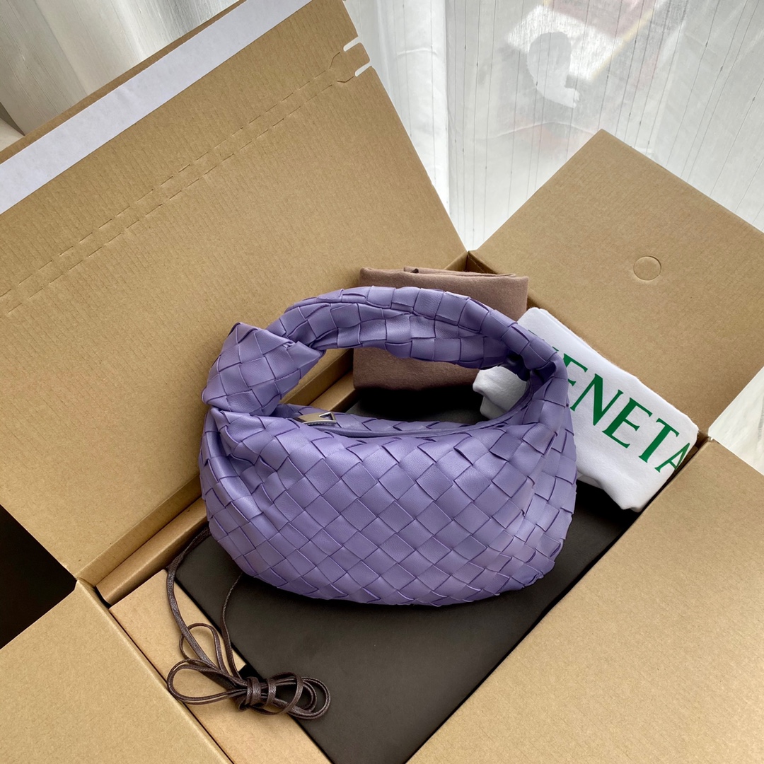 Bottega Veneta Mini Jodie Violet. For Women. Women's Bags 11in/28cm 651876VCPP54214 - Soul Replicas