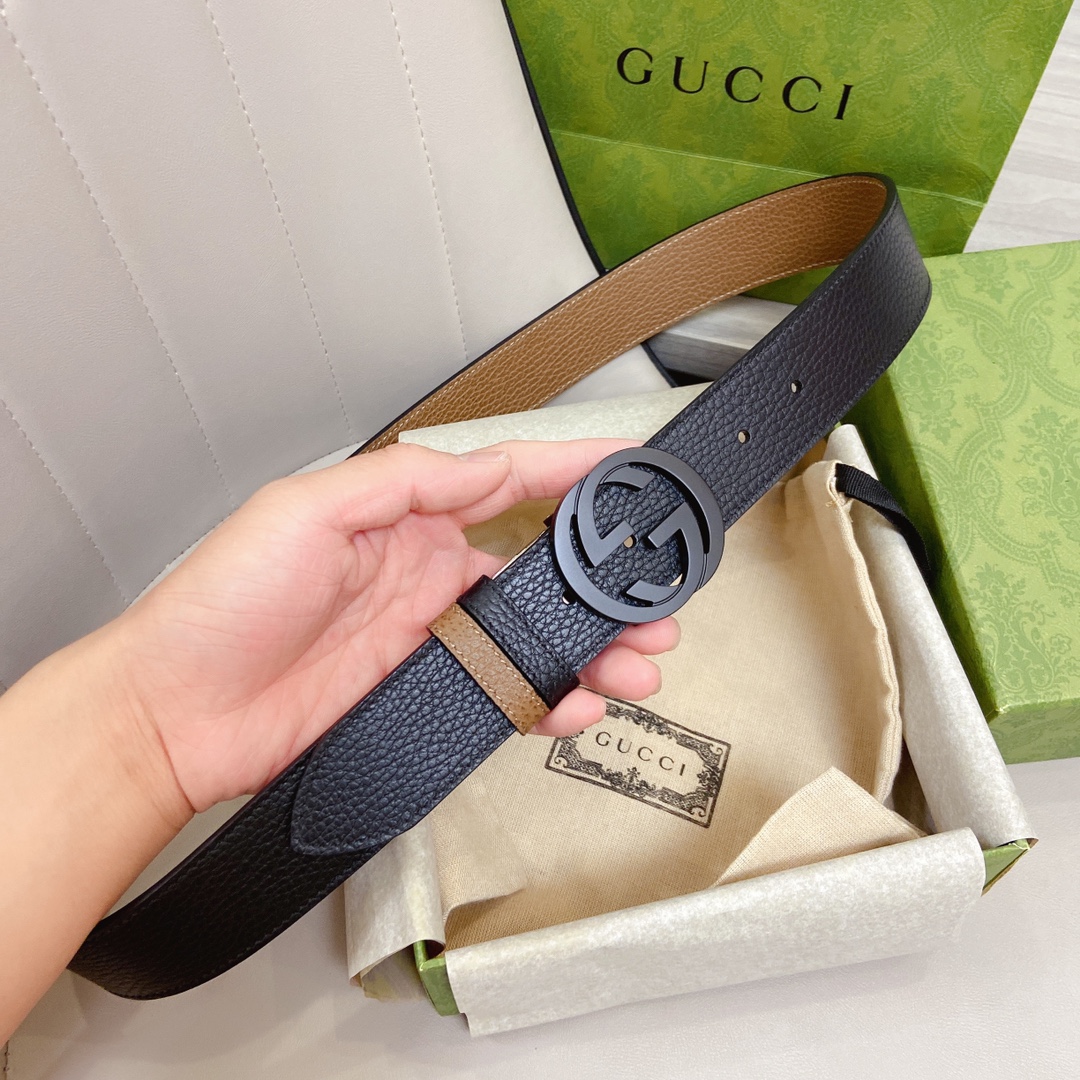 Gucci Marmont Reversible Belt Black. Women Belt - Soul Replicas