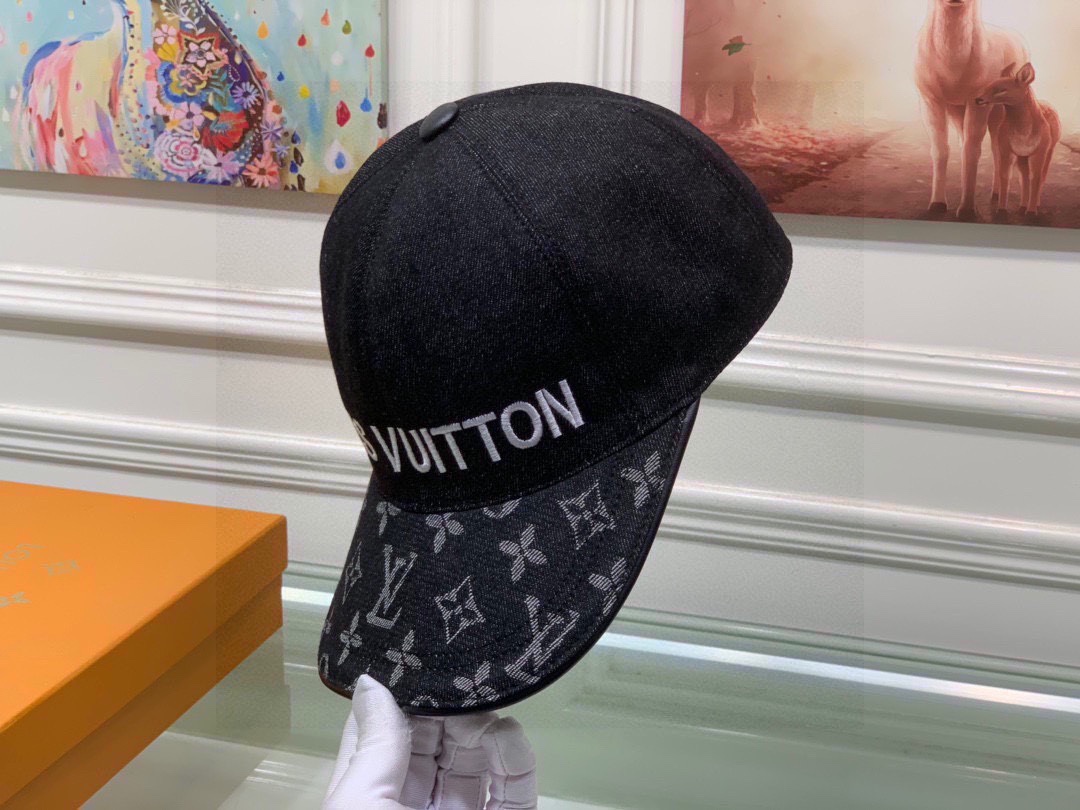 Louis Vuitton Be My Cap Black LV Cap - Soul Replicas