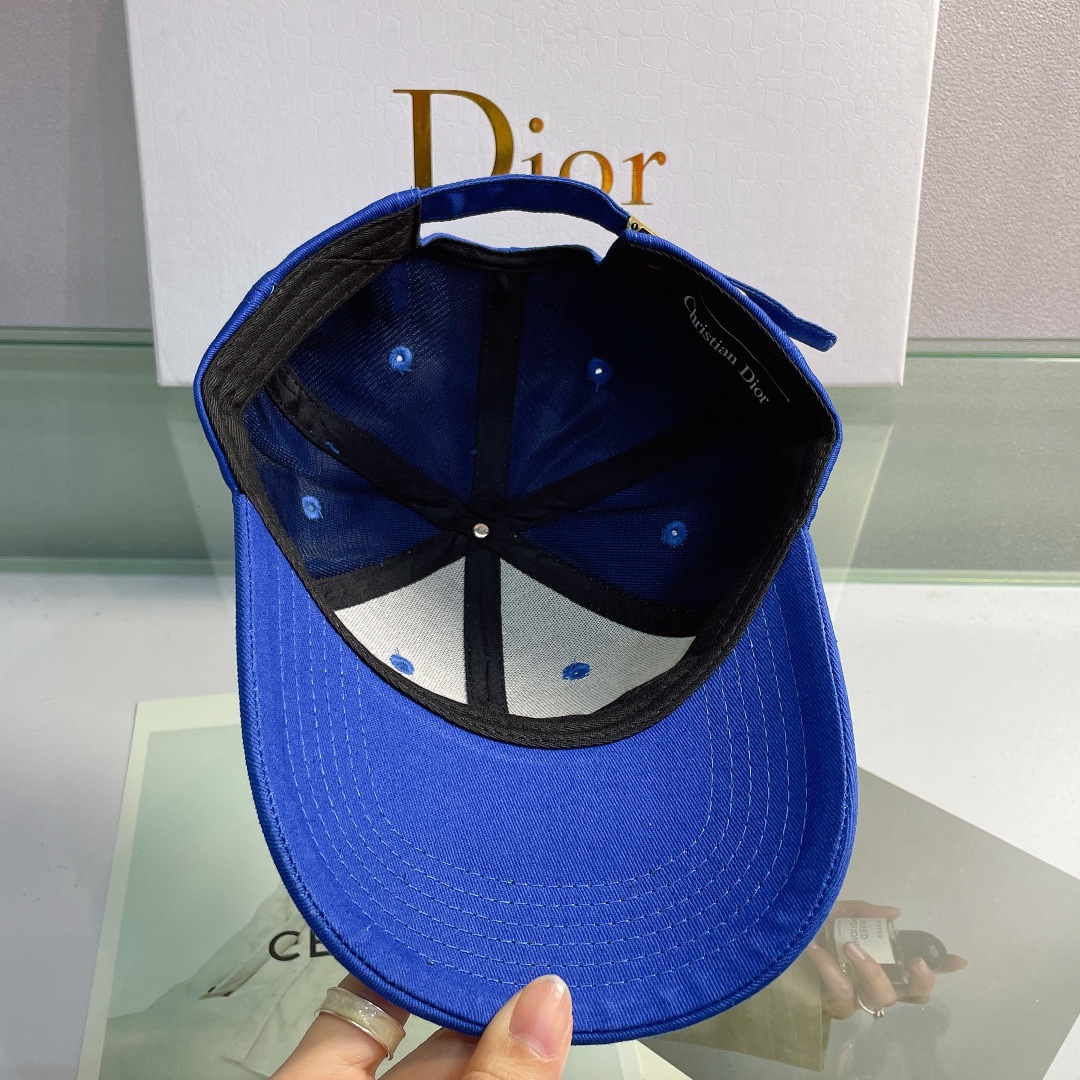 Christian Dior Jack Dior Baseball Cap In Blue - Soul Replicas
