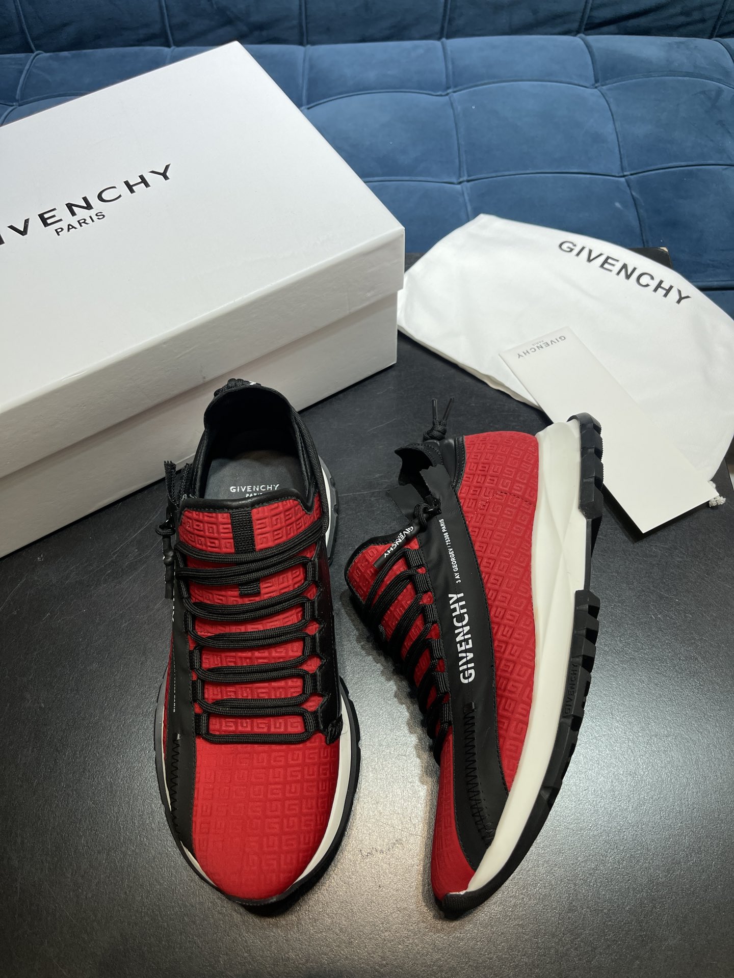 Givenchy Specter Low Runner Red For Men - Soul Replicas