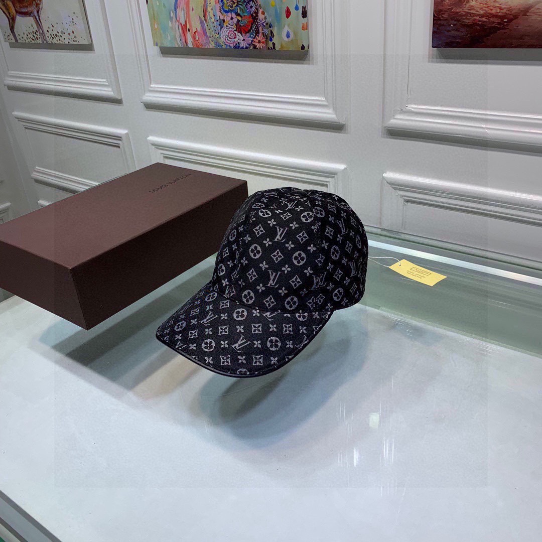 Louis Vuitton Be My Cap Black LV Cap - Soul Replicas