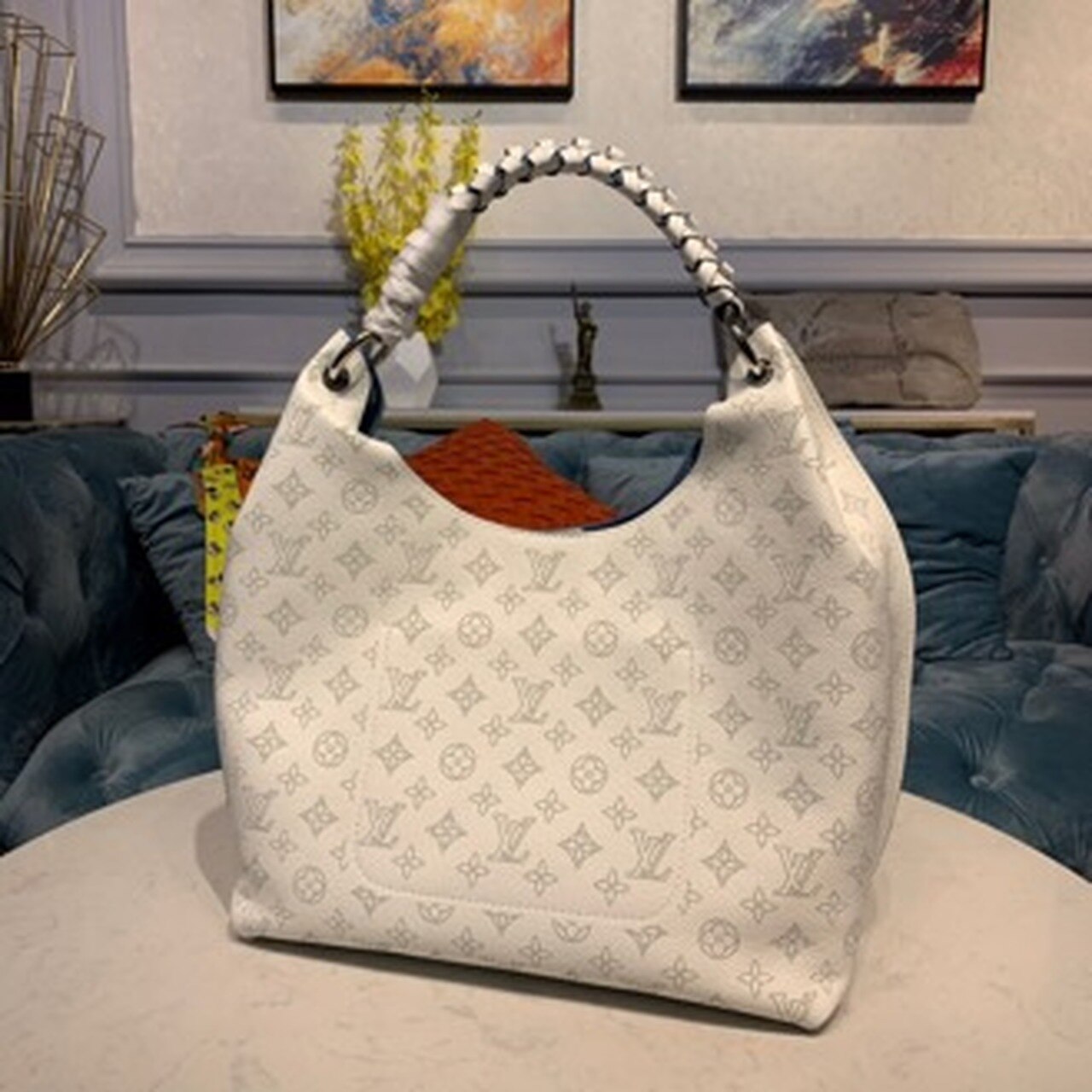 Louis Vuitton Carmel Hobo Bag Ivory For Women. Women-s Handbags. Shoulder Bags 13.8in/40cm LV - Soul Replicas