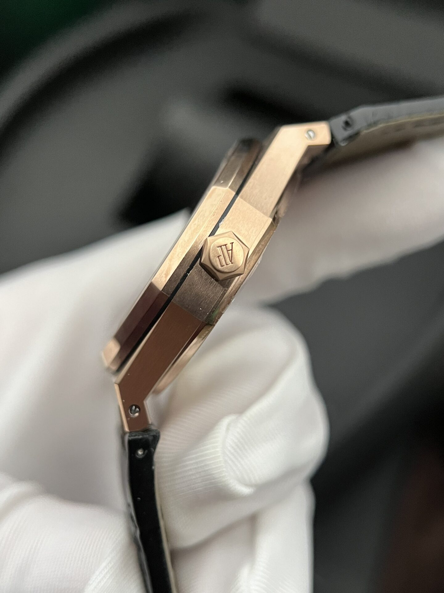 Audemars Piguet Royal Oak 15500OR Replica Watch Leather Strap 41mm - Soul Replicas