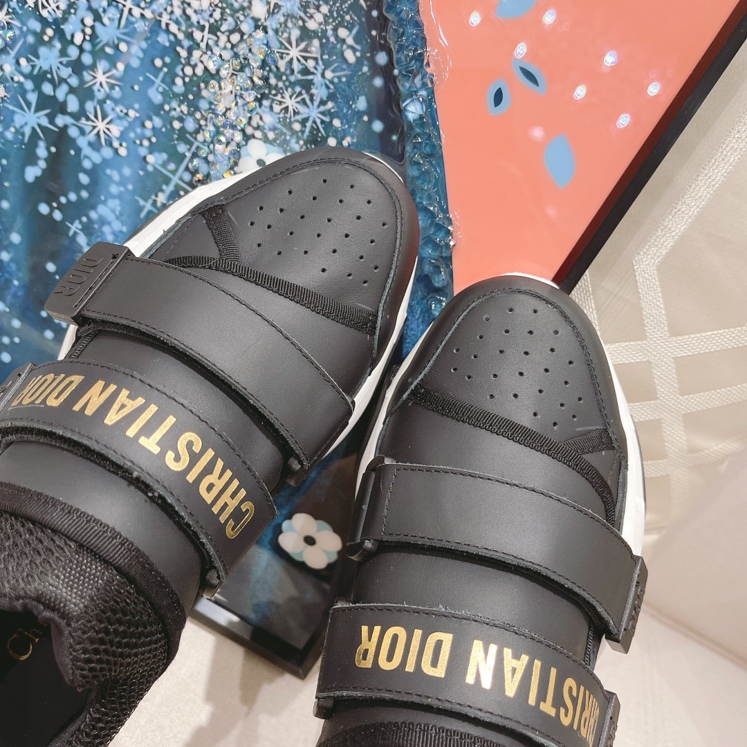 Christian Dior D-Wander Sneaker Technical Fabric Black For Women CD - Soul Replicas