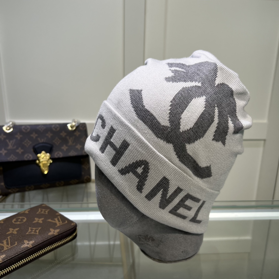Chanel Beanie In Grey - Soul Replicas