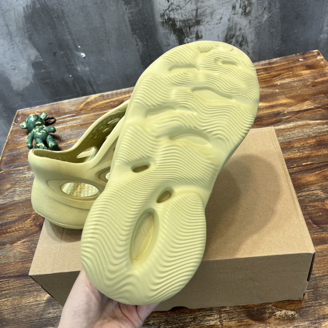 Adidas YZ Foam Runner Sulfur Green For Women GV6775 - Soul Replicas