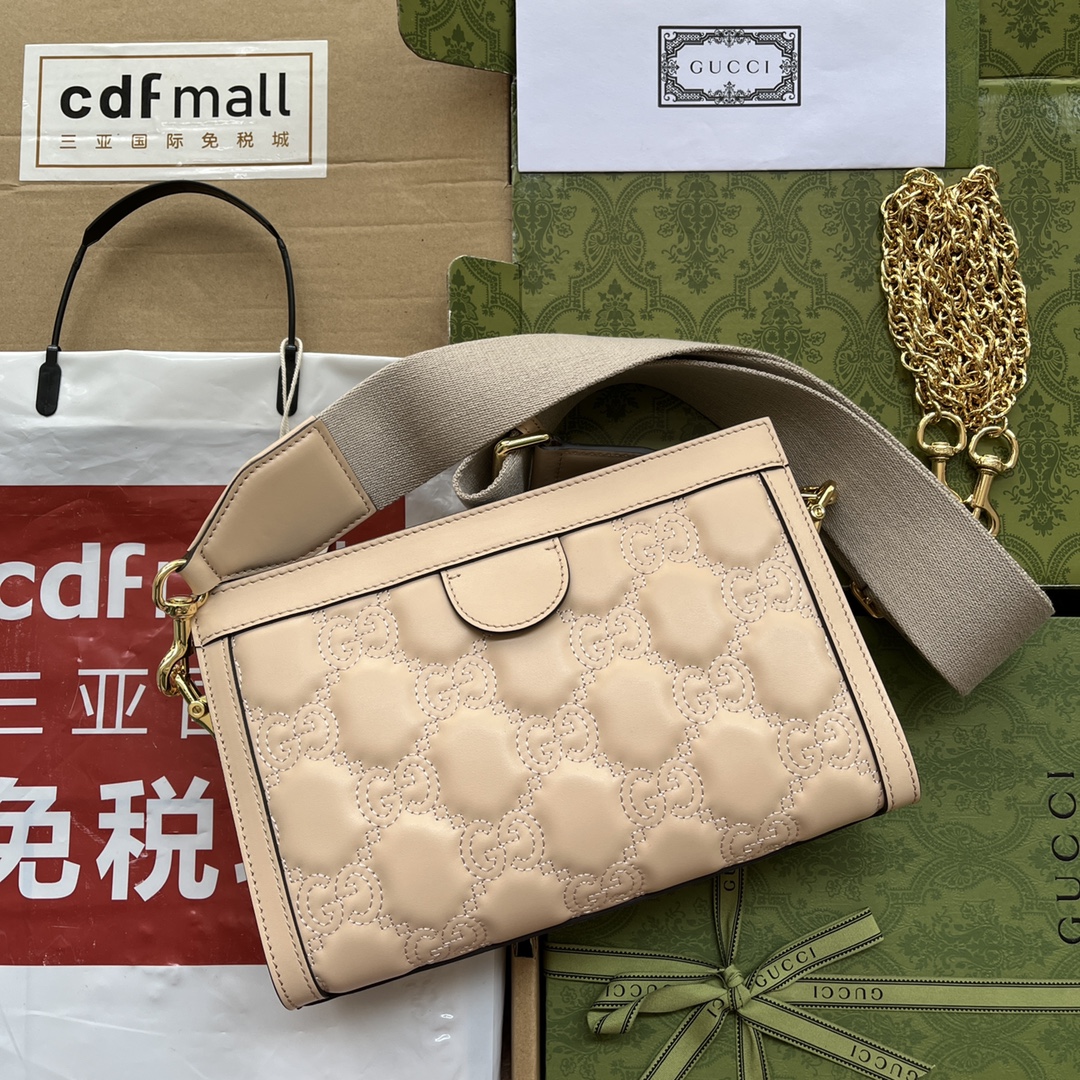 Gucci Matelassé Small Bag Beige For Women. Women-s Bags 10.2in/26cm Gucci‎ ‎ - Soul Replicas