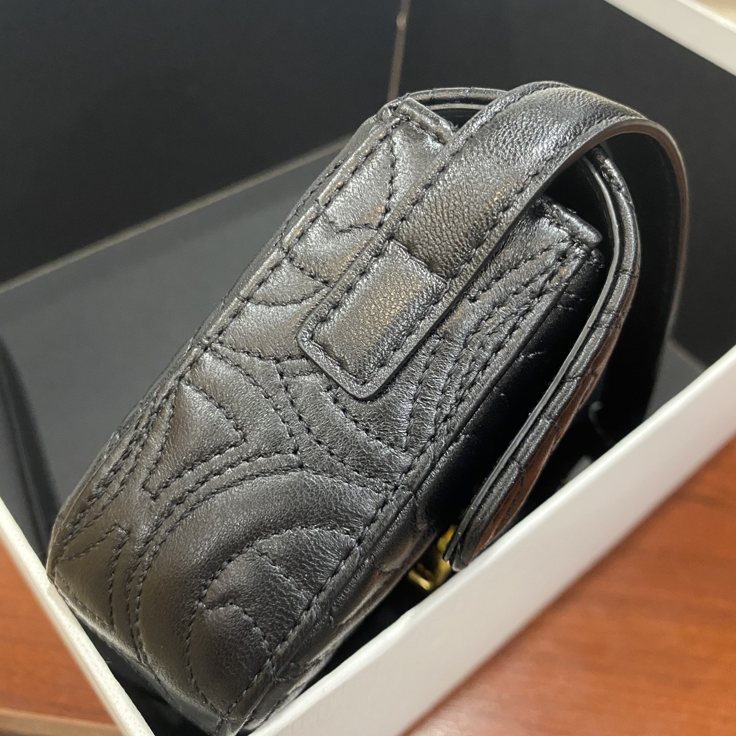 Celine Triomphe Shoulder Bag In Quilted Triomphe Lambskin Black For Women 8in/20cm 194143EF4.38NO - Soul Replicas