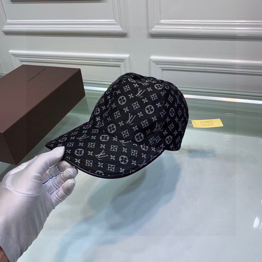 Louis Vuitton Be My Cap Black LV Cap - Soul Replicas