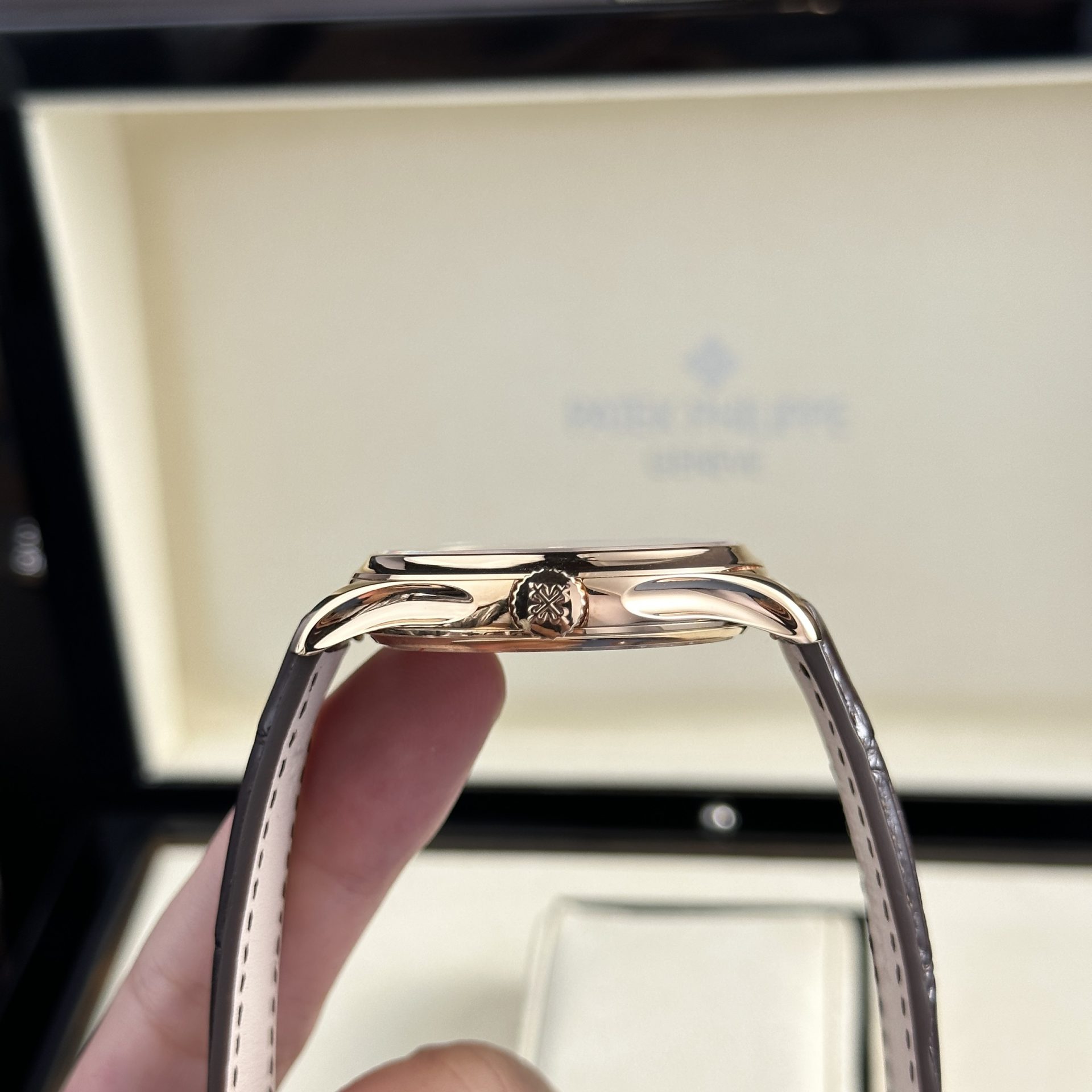 Patek Philippe Replica Watches Calatrava 5227R Leather Strap 3K Factory 39mm - Soul Replicas