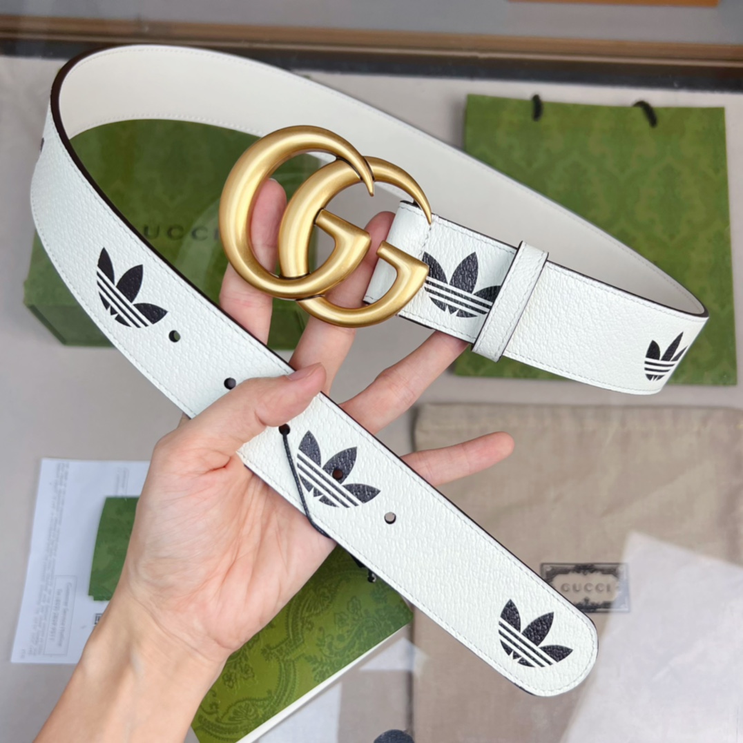 Gucci Marmont Reversible Belt White. Women Belt - Soul Replicas