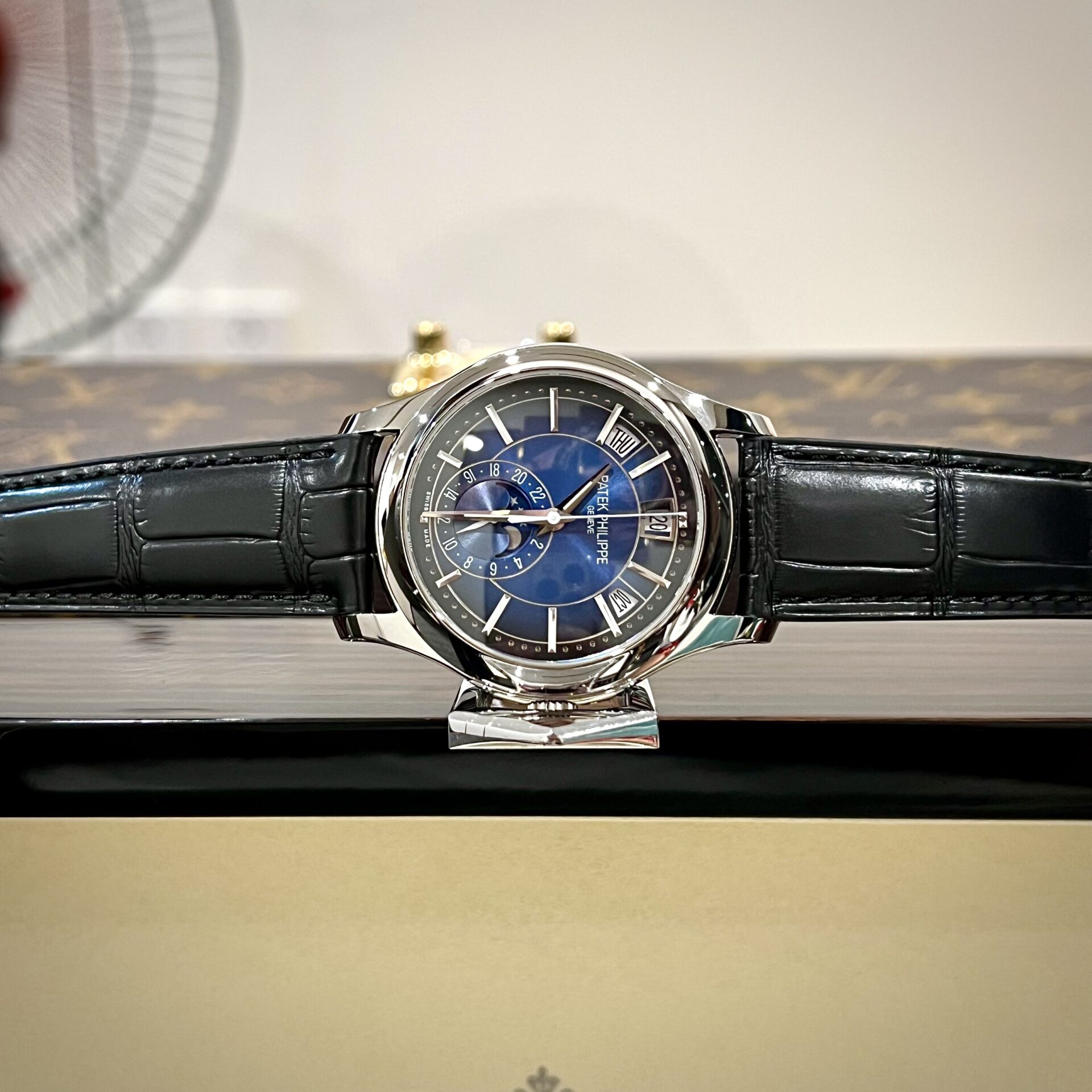 Patek Philippe Replica Watch Complications 5205G Blue Dial 40mm - Soul Replicas