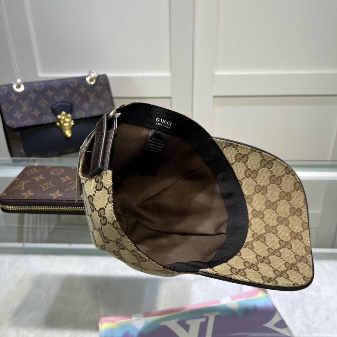 Gucci Canvas Baseball Hat Beige Gucci Hat - Soul Replicas