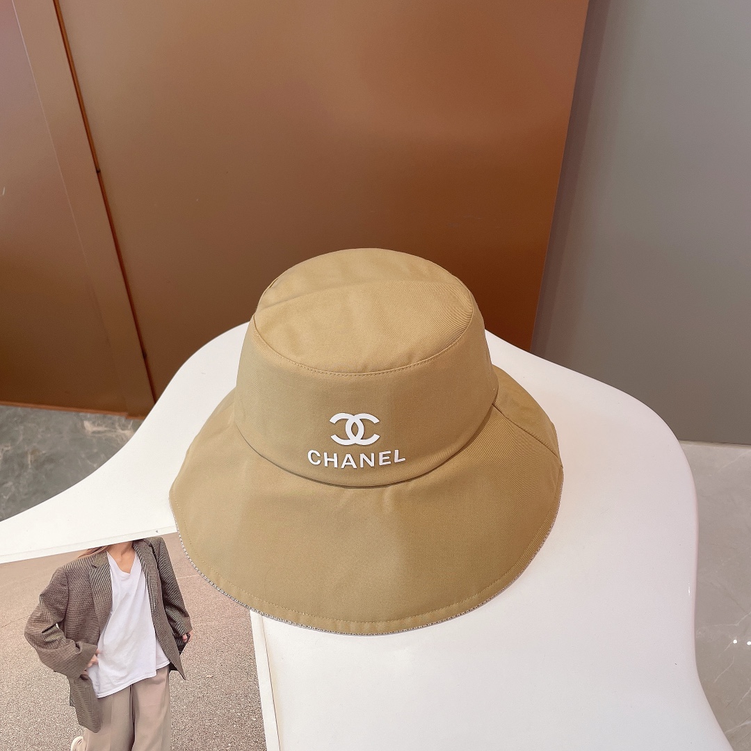 Chanel Cloche Hat Beige Chanel Hat - Soul Replicas