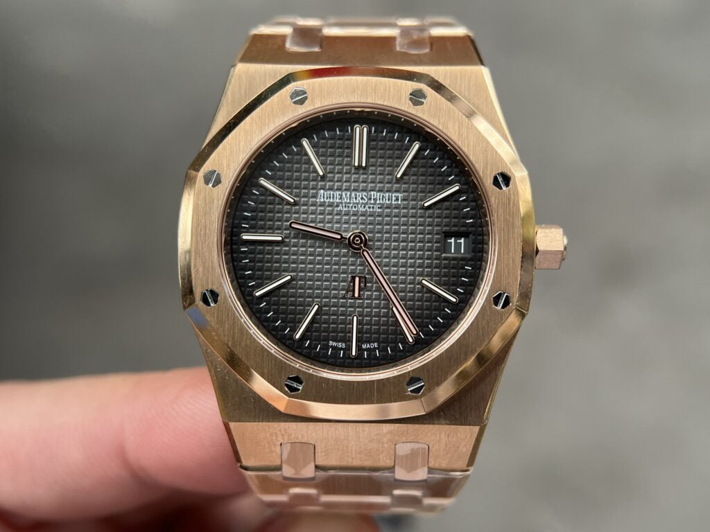 Audemars Piguet Replica Watch Royal Oak 15202OR Jumbo Gray Dial 39mm - Soul Replicas