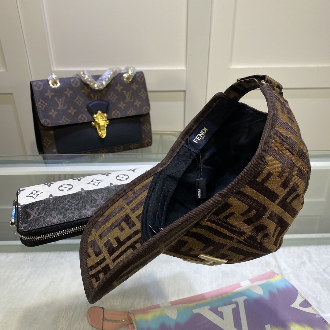 Fendi Baseball Cap Brown Fendi Cap - Soul Replicas