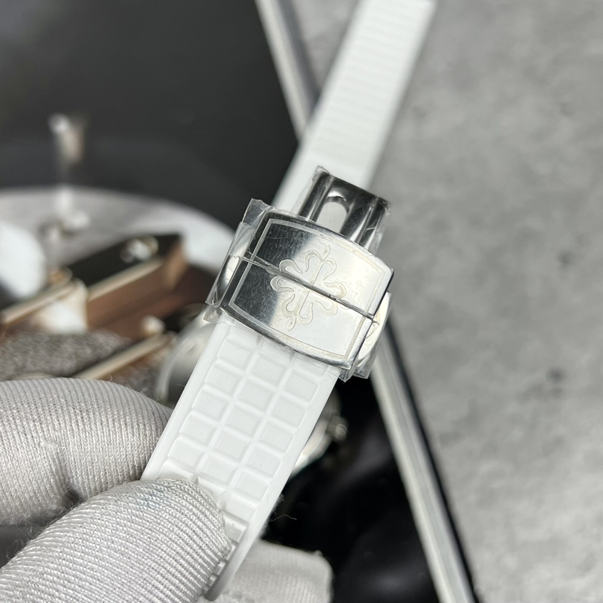 Patek Philippe Aquanaut 5067A Replica Watch With Moissanite Diamond 35.6mm - Soul Replicas