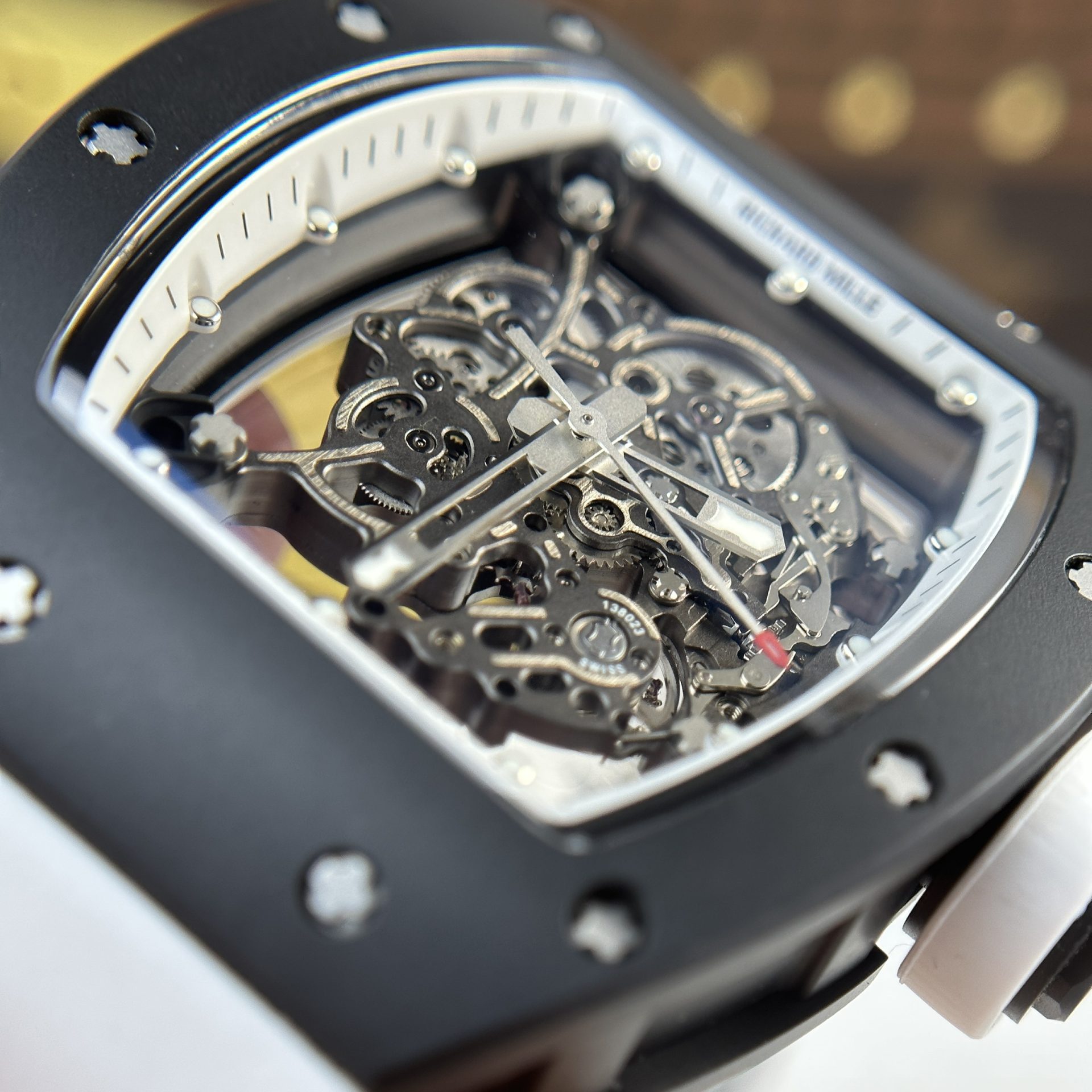 Richard Mille Replica Watch RM055 Bubba Watson Black Ceramic BBR Factory 45mm - Soul Replicas