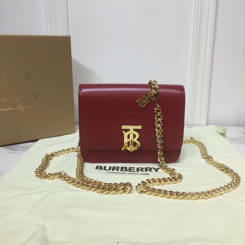Burberry Tb Chain Belt Bag Red For Women. Women-s Bags 6.6in/17cm - Soul Replicas