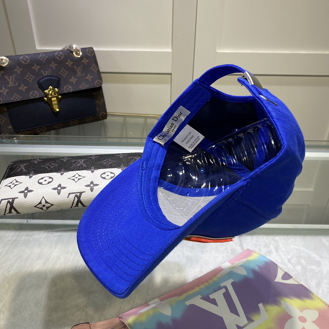 Christian Dior Jack Dior Baseball Cap In Blue - Soul Replicas