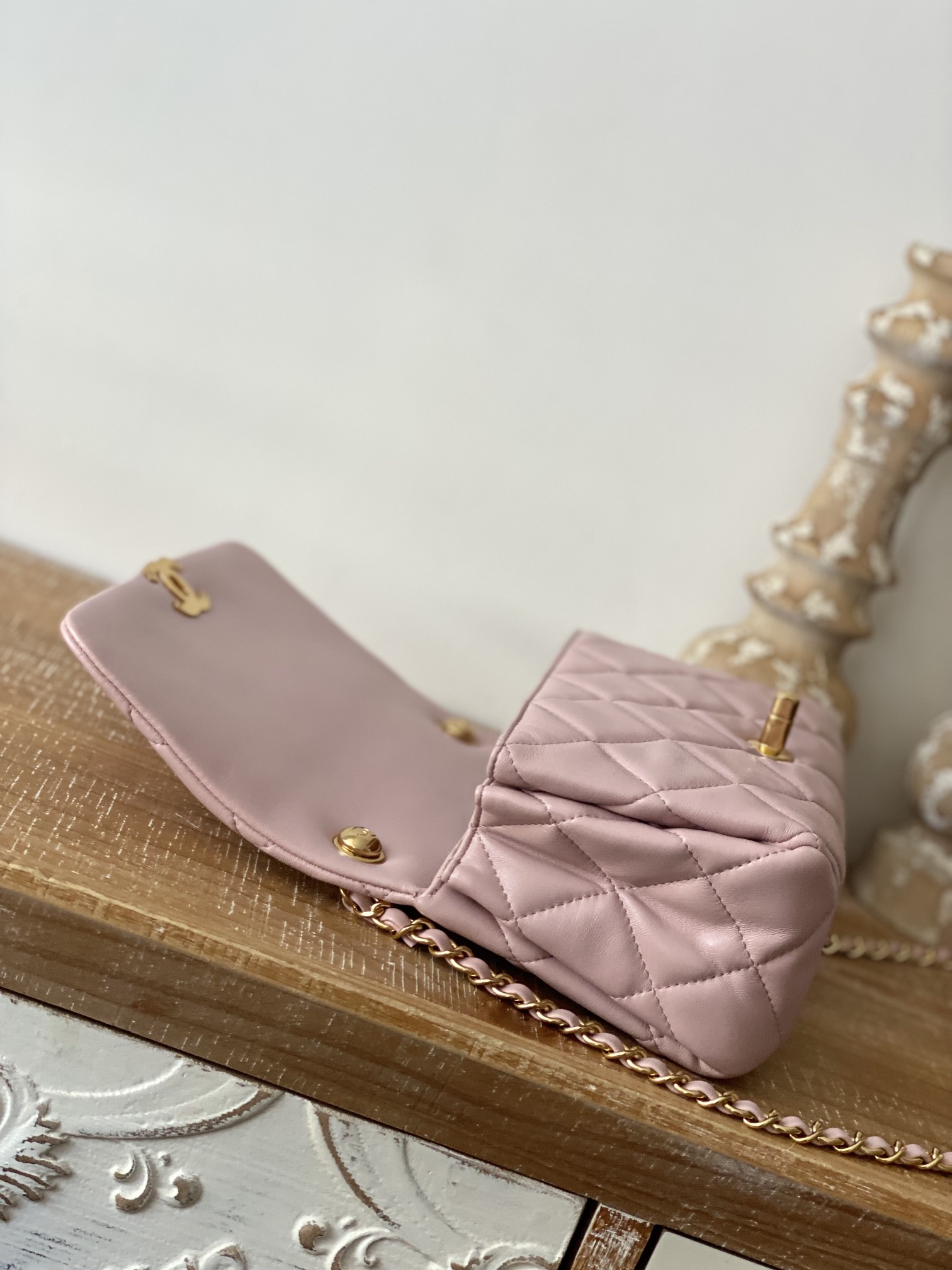 Chanel Classic Diamond Flap Bag Light PiNike For Women. Women-s Bags 9.1in/23cm - Soul Replicas