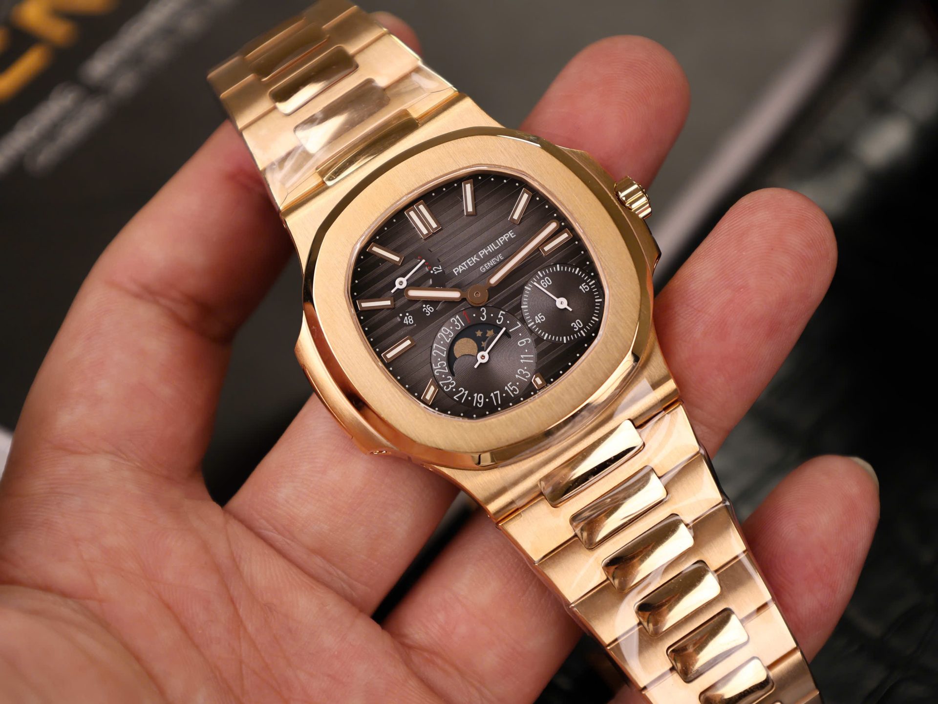 Patek Philippe Best Replica Watch Nautilus 5712 Gold Wrapped PPF Factory 40mm - Soul Replicas