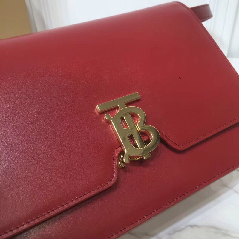 Burberry Small TB Crossbody Bag Monogram Light Red For Women. Women-s Bags 8.3in/21cm - Soul Replicas