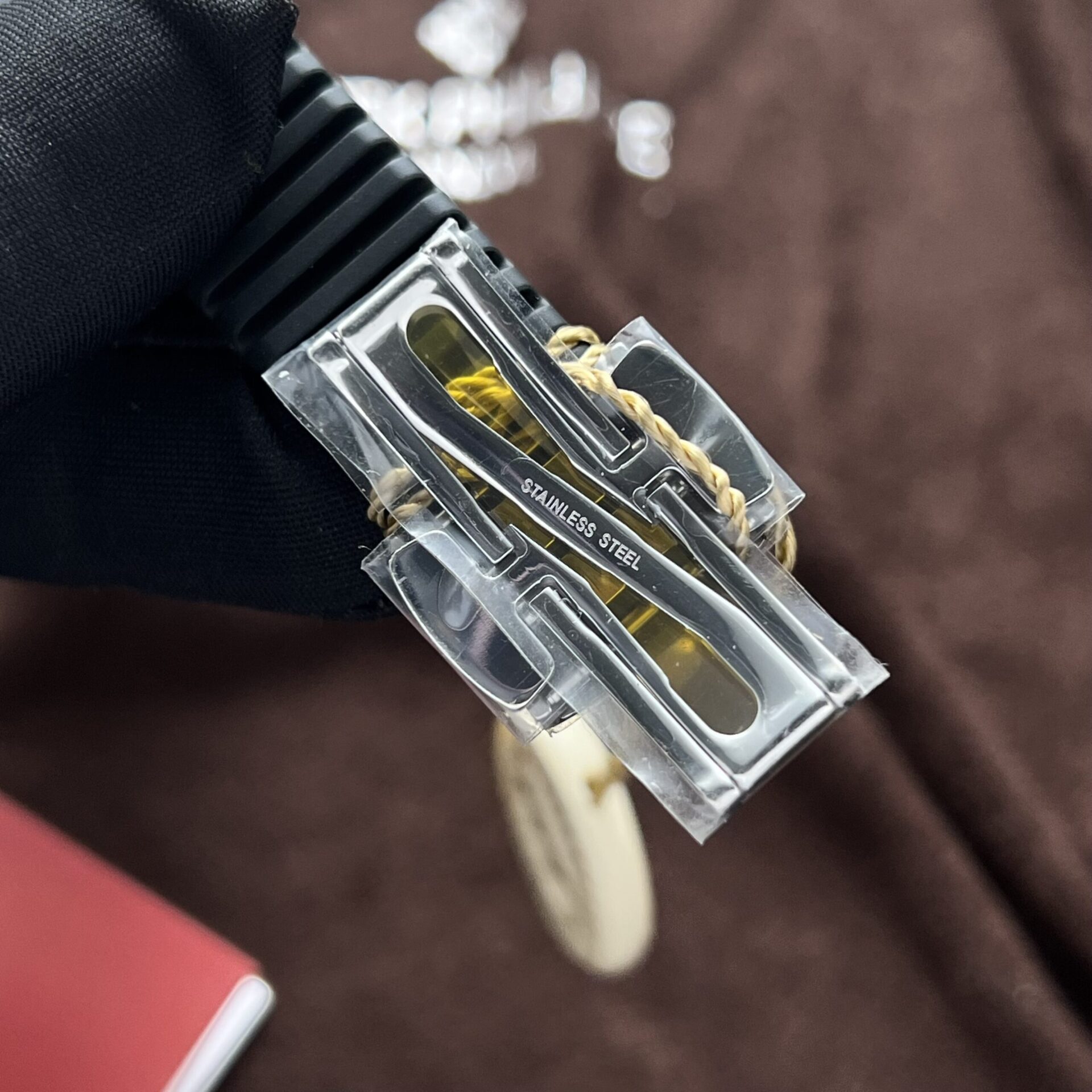 Patek Philippe Clone Watch Aquanaut 5067 Black Dial Rubber Strap PPF Factory 35.6mm - Soul Replicas