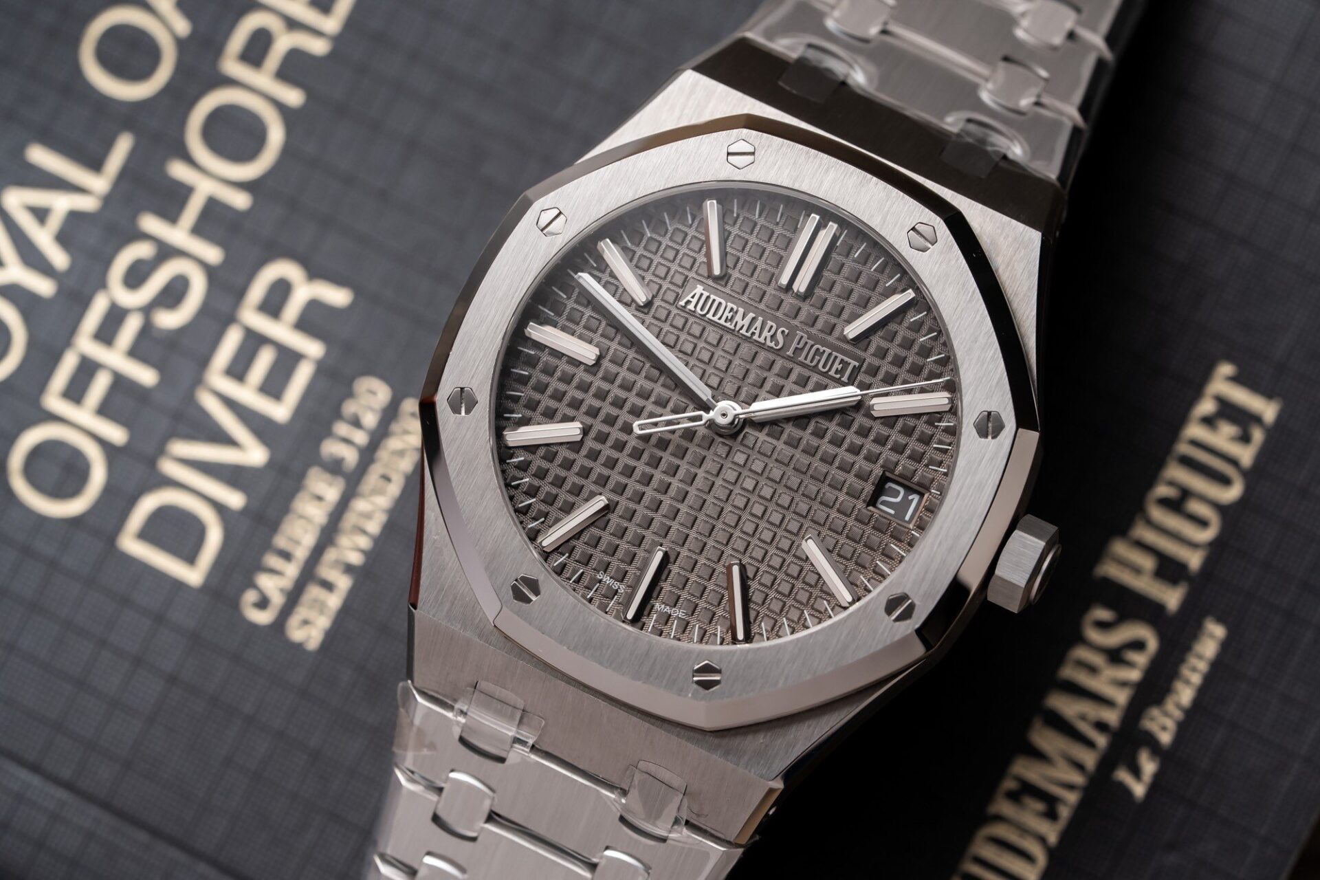 Audemars Piguet 15500ST Replica Watch Gray Dial ZF 41mm - Soul Replicas