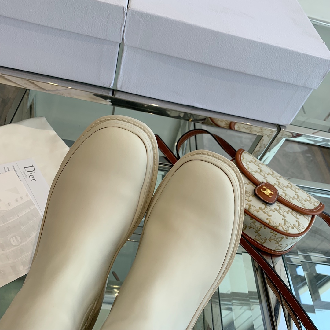 Christian Diorcamp Ankle Boot White Rubber and Neoprene White For Women CD - Soul Replicas