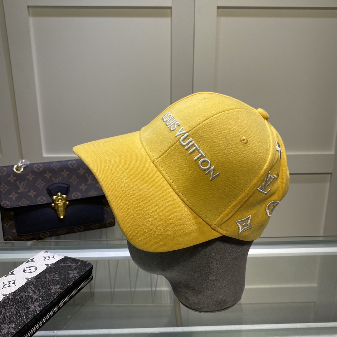 Louis Vuitton Be My Cap In Yellow - Soul Replicas