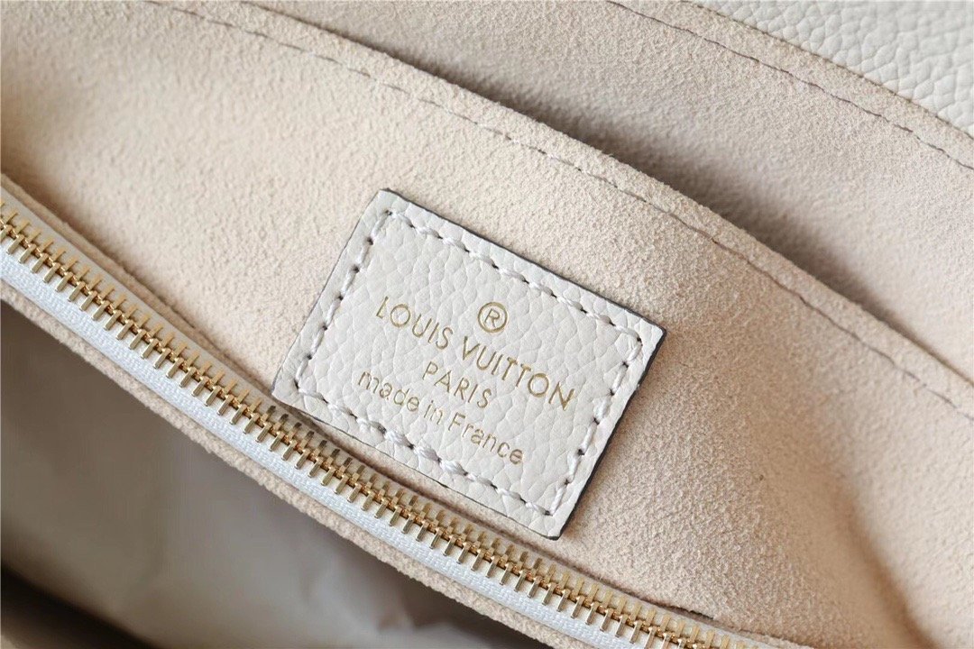 Louis Vuitton Madeleine MM Monogram Empreinte Creme Beige For Women. Women-s Handbags. Shoulder and Crossbody Bags 11.8in/30cm LV - Soul Replicas