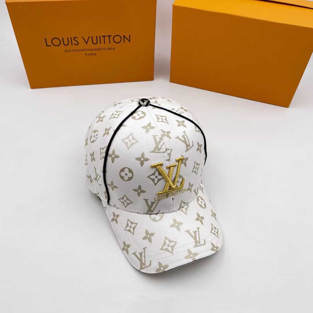 Louis Vuitton Match Cap White LV Cap - Soul Replicas