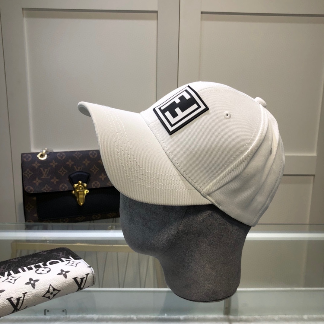 Fendi Baseball Cap White Fendi Cap - Soul Replicas
